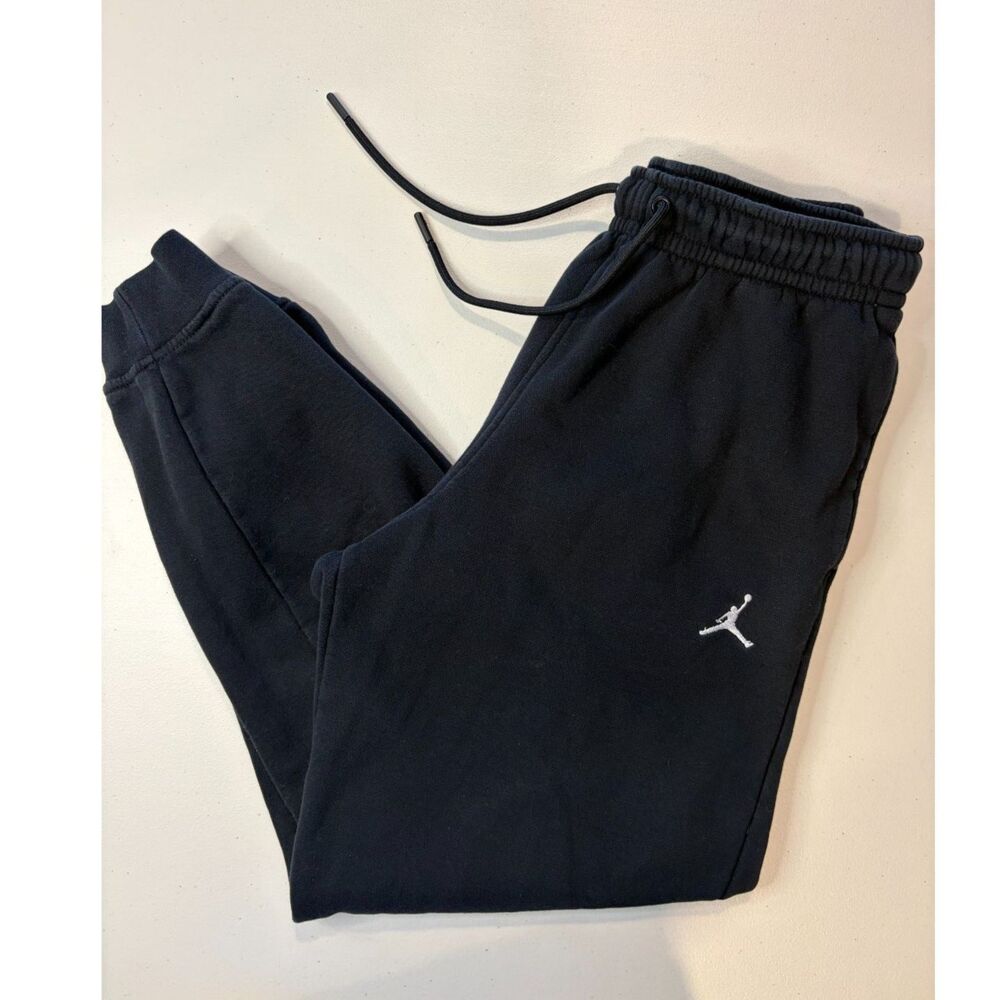 Small - Like New - Nike Air Jordan Black Sweatpants Joggers